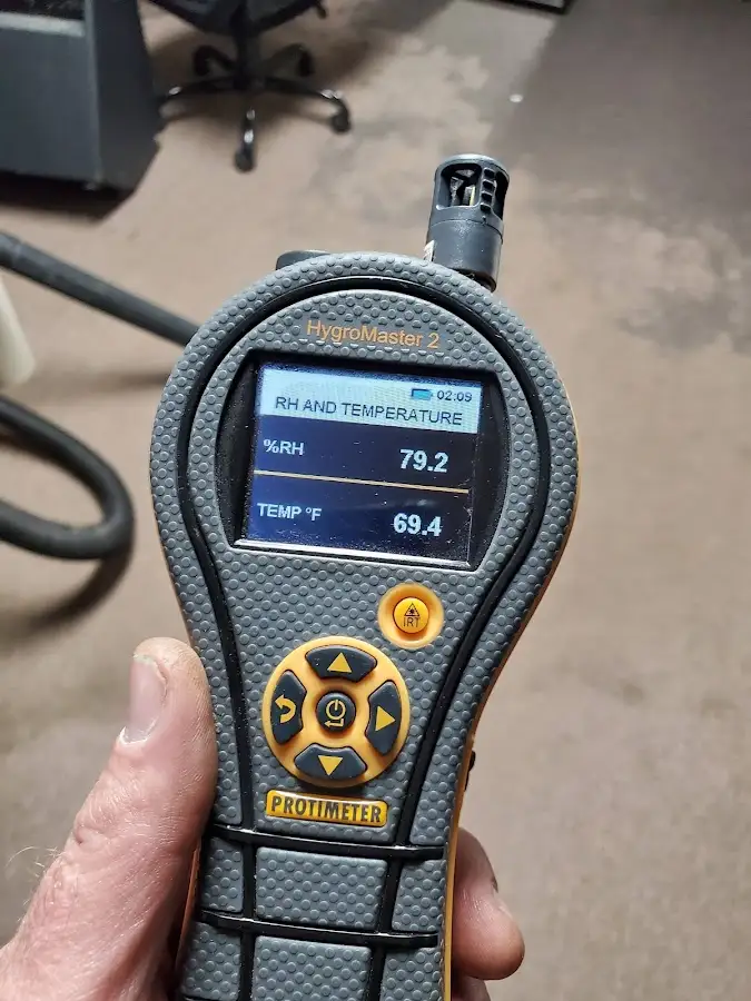 Moisture meter humidity assessment for Fire & Smoke Damage Restoration in Franklin Farm